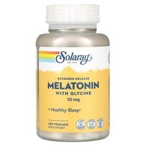 Extended Release Melatonin With Glycine, 100 VegCaps Extended Release Melatonin With Glycine, 100 VegCaps