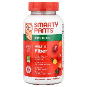Kids Plus, Multi & Fiber, Strawberry, Orange and Lemon, 120 Gummies Kids Plus, Multi & Fiber, Strawberry, Orange and Lemon, 120 Gummies