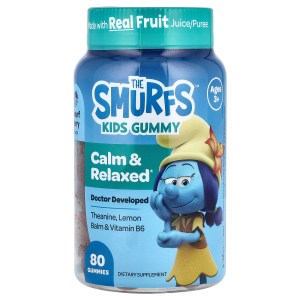 Kids Gummy, Calm & Relaxed, Ages 3+, Smurf Berry, 80 Gummies Kids Gummy, Calm & Relaxed, Ages 3+, Smurf Berry, 80 Gummies