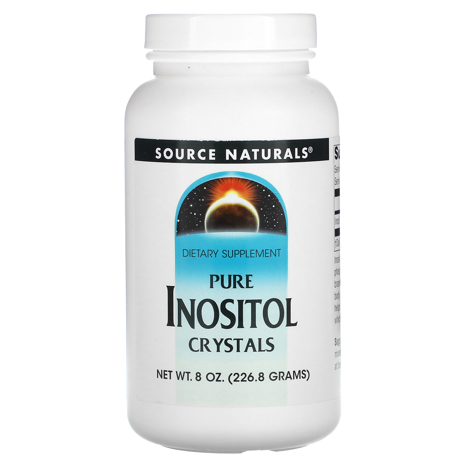 Pure Inositol Crystals, 8 oz (226.8 g)