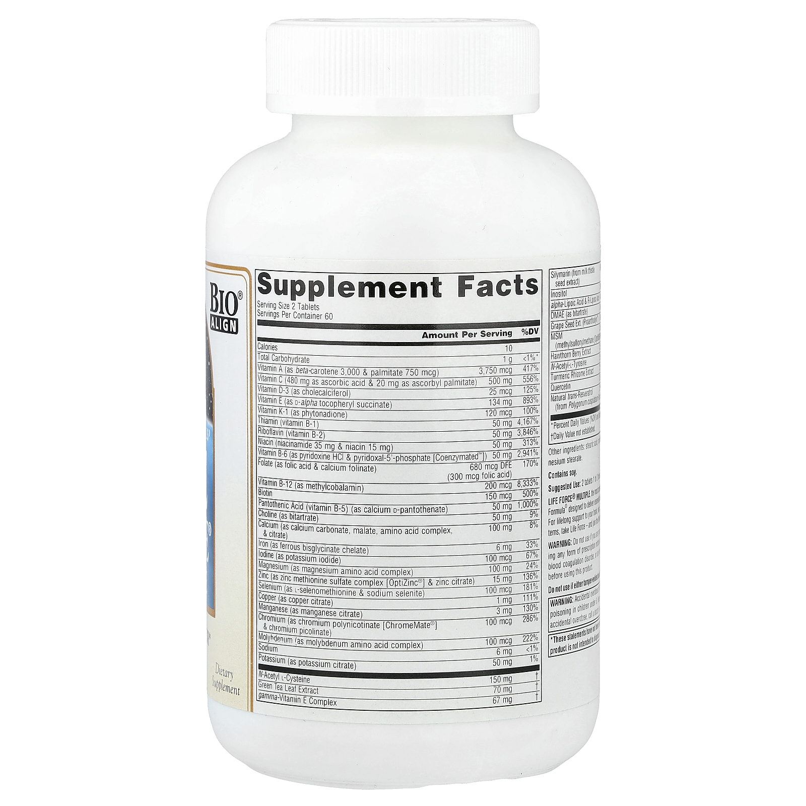 Life Force® Multiple, 120 Tablets
