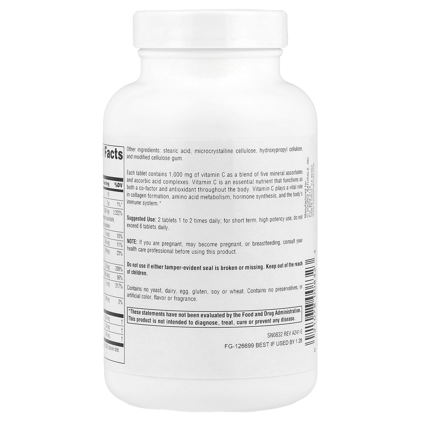 Ultimate Ascorbate C™, 100 Tablets