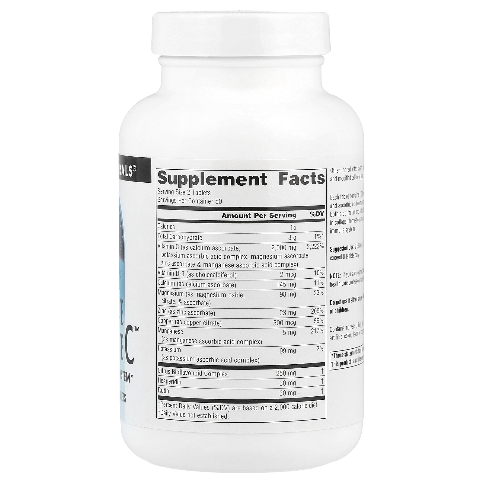 Ultimate Ascorbate C™, 100 Tablets