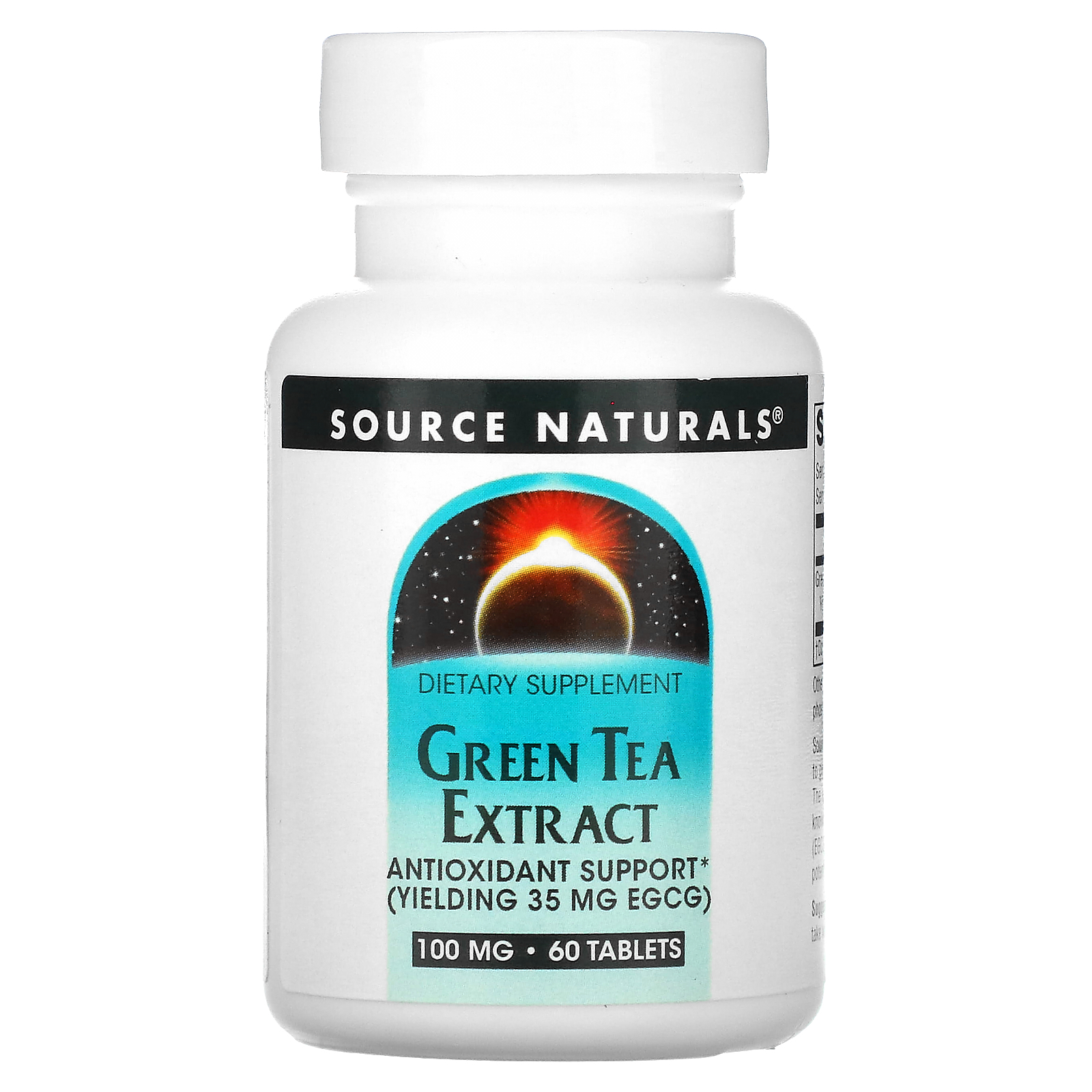 Green Tea Extract, 60 Tablets (100 mg per Tablet)