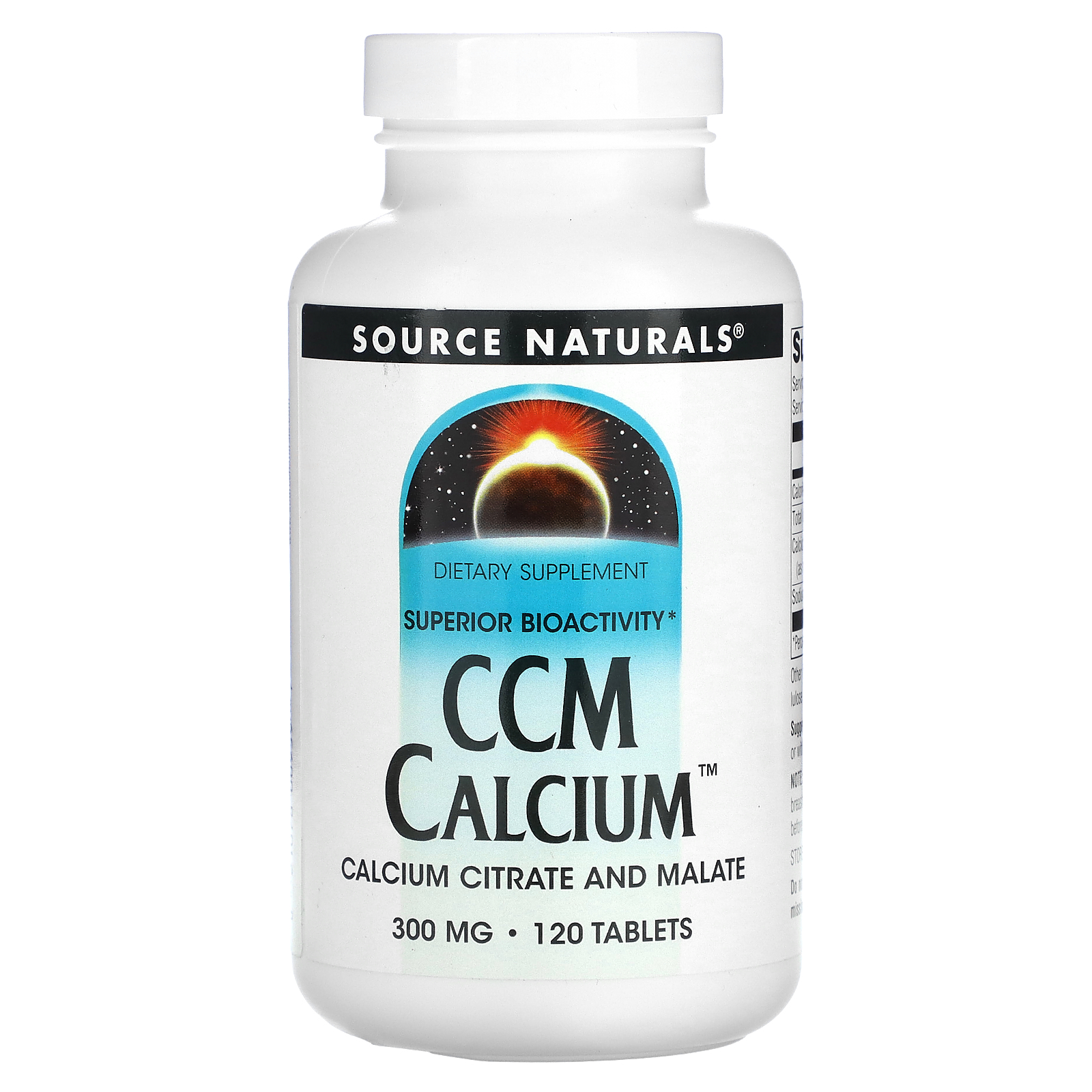 CCM Calcium, 300 mg, 120 Tablets