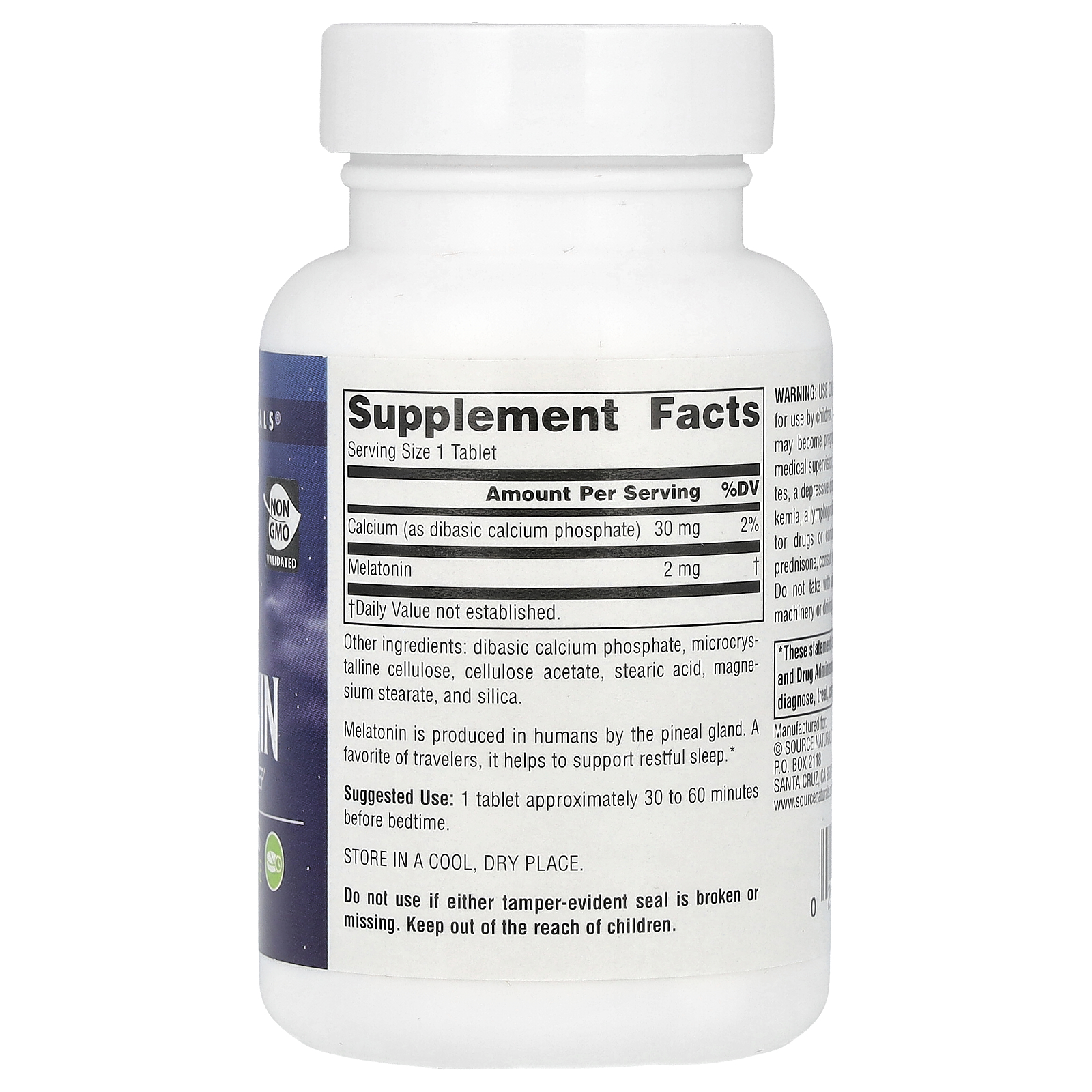 Melatonin, Time Release, 2 mg, 240 Tablets