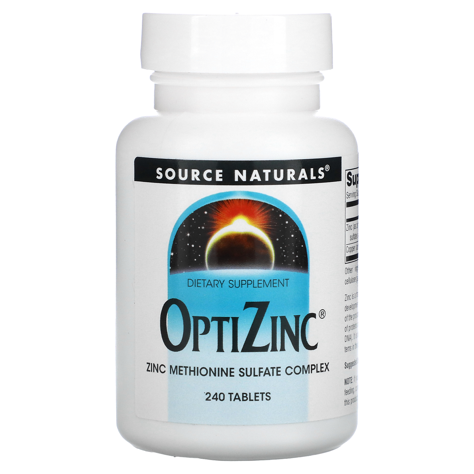 OptiZinc®, 240 Tablets