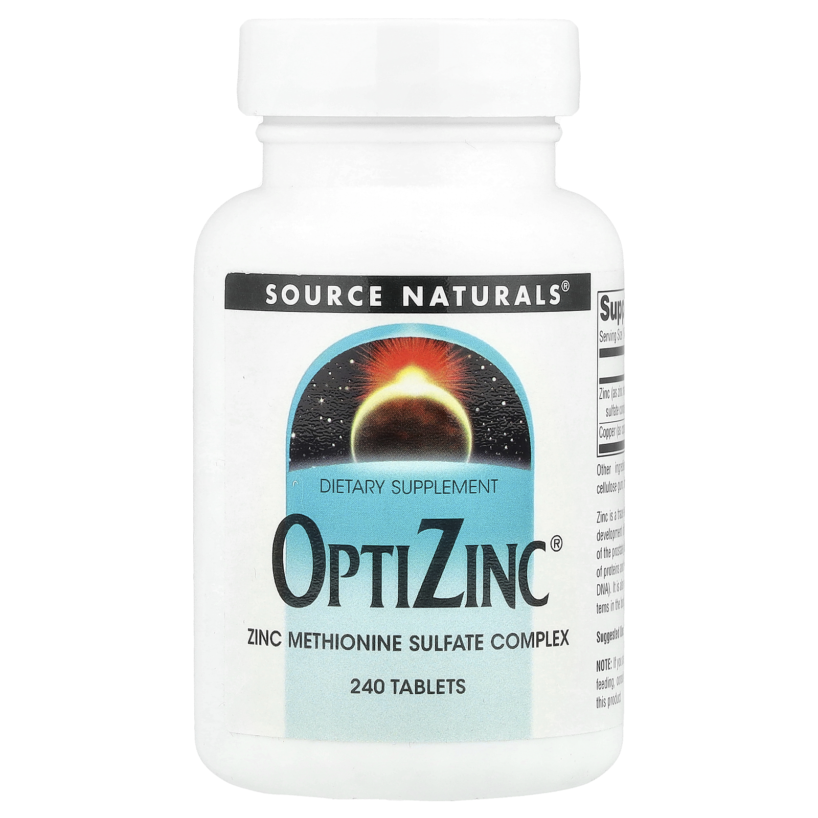 OptiZinc®, 240 Tablets