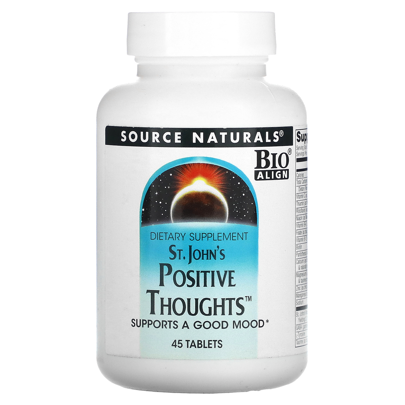 St. John’s Positive Thoughts™, 45 Tablets