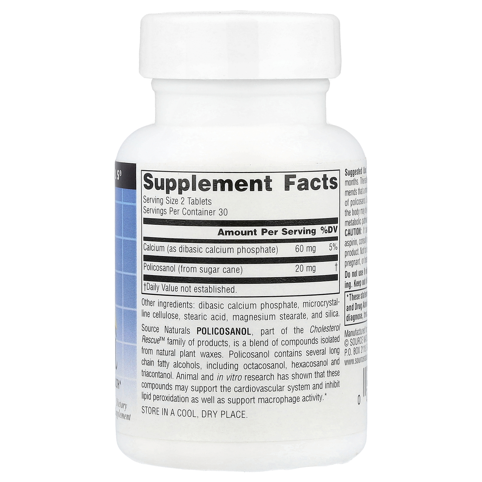 Policosanol, 60 Tablets