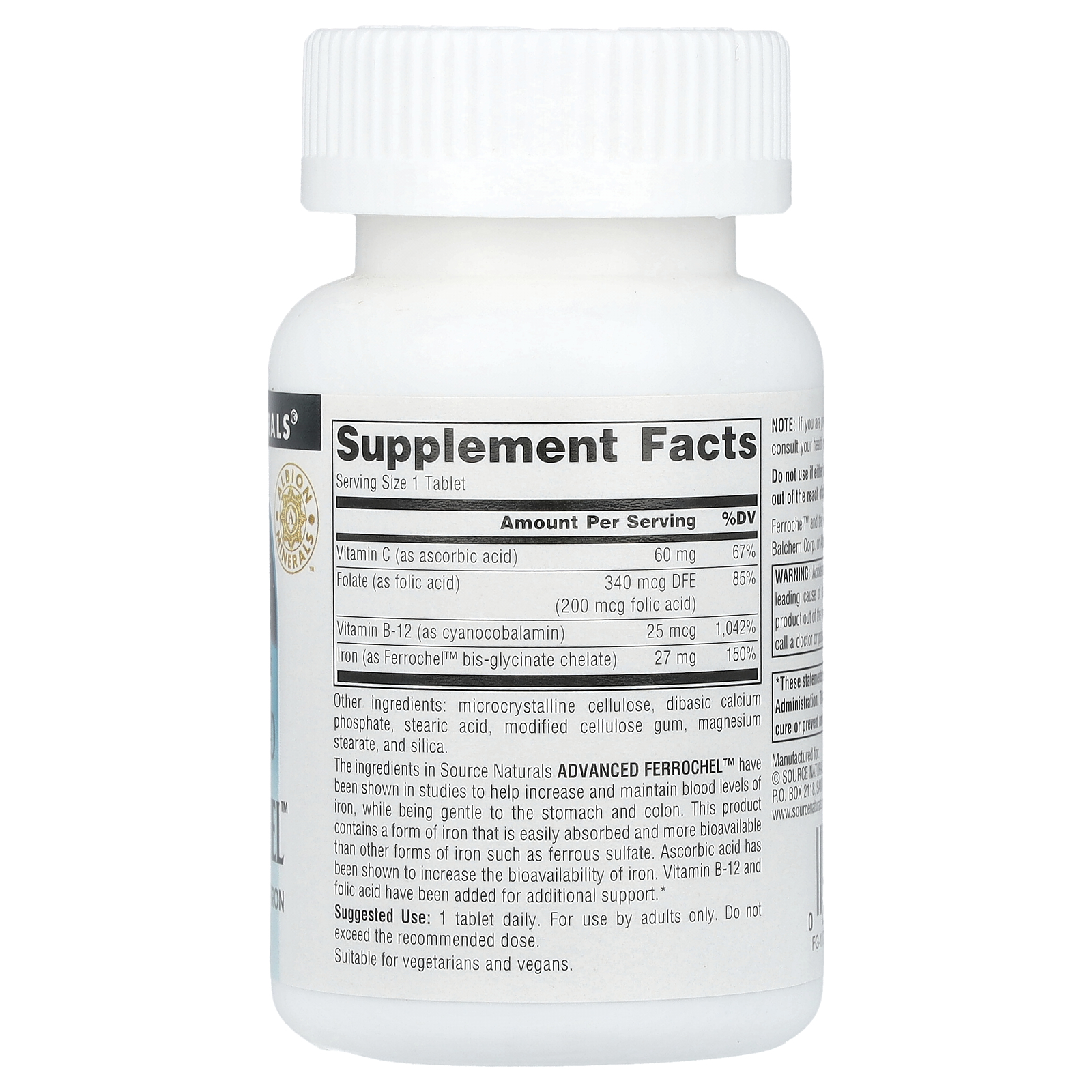 Advanced Ferrochel™, 180 Tablets