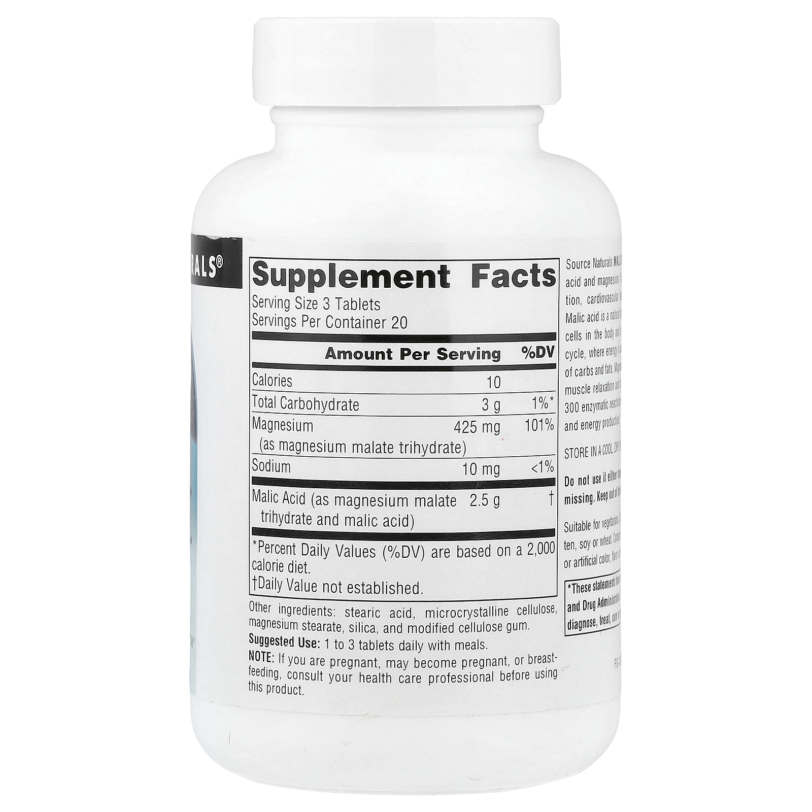 Malic Acid, 60 Tablets