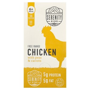 Free Range Chicken with Peas & Carrots, 6+ Months, 6 Pouches, 3.5 oz (99 g) Each Free Range Chicken with Peas & Carrots, 6+ Months, 6 Pouches, 3.5 oz (99 g) Each