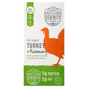 Free Range Turkey + Rosemary with Purple Carrots, Zucchini & Celery, 6+ Months, 6 Pouches, 3.5 oz (99 g) Each Free Range Turkey + Rosemary with Purple Carrots, Zucchini & Celery, 6+ Months, 6 Pouches, 3.5 oz (99 g) Each