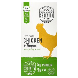 Free Range Chicken + Thyme with Parsnip & Beet, 6+ Months, 6 Pouches, 3.5 oz (99 g) Each Free Range Chicken + Thyme with Parsnip & Beet, 6+ Months, 6 Pouches, 3.5 oz (99 g) Each