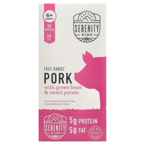 Free Range Pork with Green Bean & Sweet Potato, 6+ Months, 6 Pouches, 3.5 oz (99 g) Each Free Range Pork with Green Bean & Sweet Potato, 6+ Months, 6 Pouches, 3.5 oz (99 g) Each