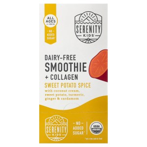 Dairy-Free Smoothie + Collagen, Sweet Potato Spice, All Ages 6+ Months, 6 Pouches, 3.5 oz (99 g) Each Dairy-Free Smoothie + Collagen, Sweet Potato Spice, All Ages 6+ Months, 6 Pouches, 3.5 oz (99 g) Each