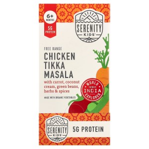 Free Range Chicken Tikka Masala with Carrot, Coconut Cream, Green Beans, Herbs & Spices, 6+ Months, 6 Pouches, 3.5 oz (99 g) Each Free Range Chicken Tikka Masala with Carrot, Coconut Cream, Green Beans, Herbs & Spices, 6+ Months, 6 Pouches, 3.5 oz (99 g) Each