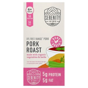 Pork Roast, Made with Organic Vegetable & Herbs, 6+ Months, 6 Pouches, 3.5 oz (99 g) Each Pork Roast, Made with Organic Vegetable & Herbs, 6+ Months, 6 Pouches, 3.5 oz (99 g) Each