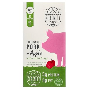Free Range Pork & Apple with Carrots & Sage, 6+ Months, 6 Pouches, 3.5 oz (99 g) Each Free Range Pork & Apple with Carrots & Sage, 6+ Months, 6 Pouches, 3.5 oz (99 g) Each