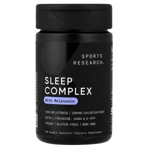 Sleep Complex with Melatonin, 60 Veggie Capsules Sleep Complex with Melatonin, 60 Veggie Capsules