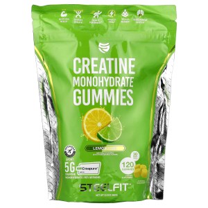 Creatine Monohydrate Gummies, Lemon Lime, 120 Gummies Creatine Monohydrate Gummies, Lemon Lime, 120 Gummies