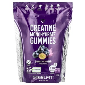 Creatine Monohydrate Gummies, Concord Grape, 120 Gummies Creatine Monohydrate Gummies, Concord Grape, 120 Gummies