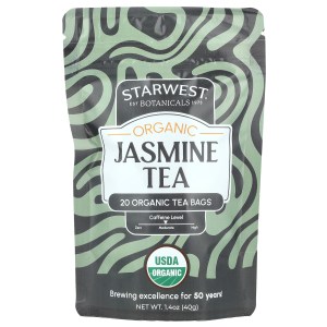 Organic Jasmine Tea, 20 Tea Bags, 1.4 oz (40 g) Organic Jasmine Tea, 20 Tea Bags, 1.4 oz (40 g)
