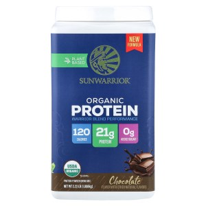 Plant Based Organic Protein, Chocolate, 2.22 lb (1.008 kg) Plant Based Organic Protein, Chocolate, 2.22 lb (1.008 kg)