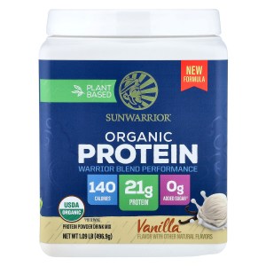 Plant Based Organic Protein, Vanilla, 1.09 lb (496.9 g) Plant Based Organic Protein, Vanilla, 1.09 lb (496.9 g)