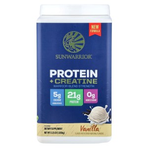 Protein + Creatine, Vanilla, 2.23 lb (1.013 kg) Protein + Creatine, Vanilla, 2.23 lb (1.013 kg)