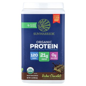 Plant Based Organic Protein, Dubai Chocolate, 2.1 lb (956.4 g) Plant Based Organic Protein, Dubai Chocolate, 2.1 lb (956.4 g)