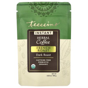Instant Prebiotic Chicory Herbal Coffee Alternative, French Roast, Dark, Caffeine Free, 3.53 oz (100 g) Instant Prebiotic Chicory Herbal Coffee Alternative, French Roast, Dark, Caffeine Free, 3.53 oz (100 g)