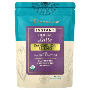 Prebiotic Dandelion Instant Herbal Latte, Dandelion Blend, Caffeine Free, 7.9 oz (224 g) Prebiotic Dandelion Instant Herbal Latte, Dandelion Blend, Caffeine Free, 7.9 oz (224 g)