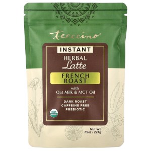 Instant Herbal Latte, French Roast, Dark Roast, Caffeine Free, 7.9 oz (224 g) Instant Herbal Latte, French Roast, Dark Roast, Caffeine Free, 7.9 oz (224 g)