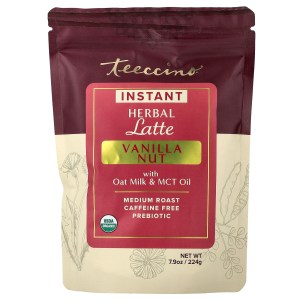 Instant Herbal Latte, Vanilla Nut, Medium Roast, Caffeine Free, 7.9 oz (224 g) Instant Herbal Latte, Vanilla Nut, Medium Roast, Caffeine Free, 7.9 oz (224 g)