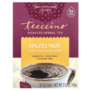 Roasted Herbal Tea, Hazelnut, Caffeine Free, 10 Tea Bags, 2.12 oz (60 g) Roasted Herbal Tea, Hazelnut, Caffeine Free, 10 Tea Bags, 2.12 oz (60 g)