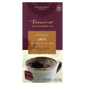 Roasted Herbal Tea, Java, Caffeine Free, 25 Tea Bags, 5.3 oz (150 g) Roasted Herbal Tea, Java, Caffeine Free, 25 Tea Bags, 5.3 oz (150 g)