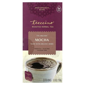 Roasted Chicory Herbal Tea, Mocha, Caffeine Free, 25 Tea Bags, 5.3 oz (150 g) Roasted Chicory Herbal Tea, Mocha, Caffeine Free, 25 Tea Bags, 5.3 oz (150 g)