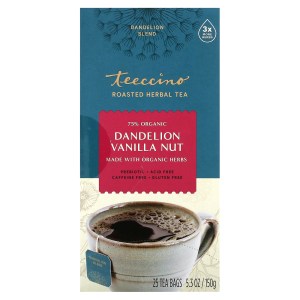 Roasted Herbal Tea, Dandelion Vanilla Nut, Caffeine Free, 25 Tea Bags, 5.3 oz (150 g) Roasted Herbal Tea, Dandelion Vanilla Nut, Caffeine Free, 25 Tea Bags, 5.3 oz (150 g)
