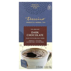 Prebiotic Herbal Tea, Dark Chocolate, Caffeine Free, 25 Tea Bags, 5.3 oz (150 g) Prebiotic Herbal Tea, Dark Chocolate, Caffeine Free, 25 Tea Bags, 5.3 oz (150 g)