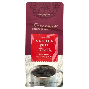Prebiotic Chicory Herbal Coffee Alternative, Vanilla Nut, Medium Roast, Caffeine Free, 11 oz (312 g) Prebiotic Chicory Herbal Coffee Alternative, Vanilla Nut, Medium Roast, Caffeine Free, 11 oz (312 g)