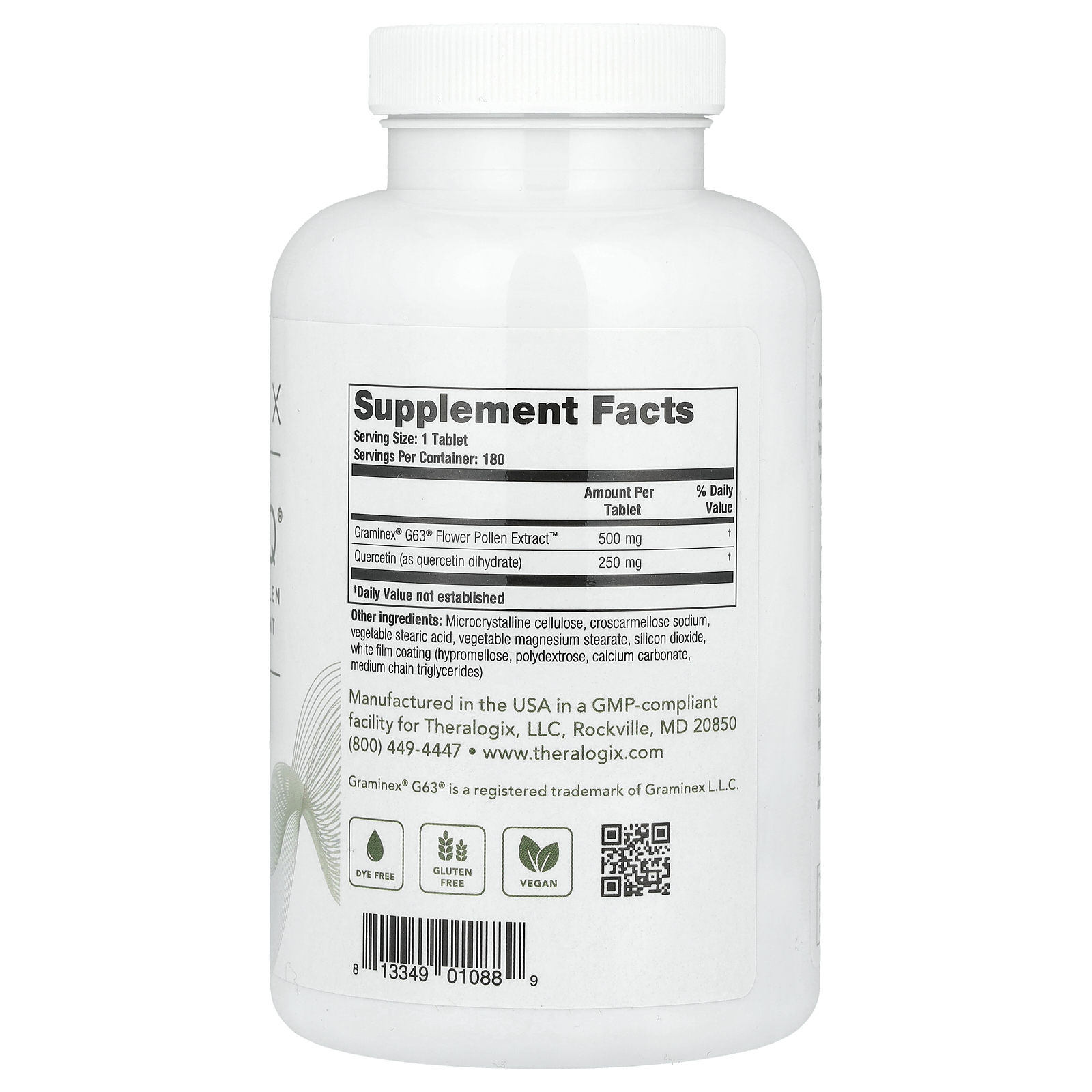 Prostate PQ, 180 Tablets