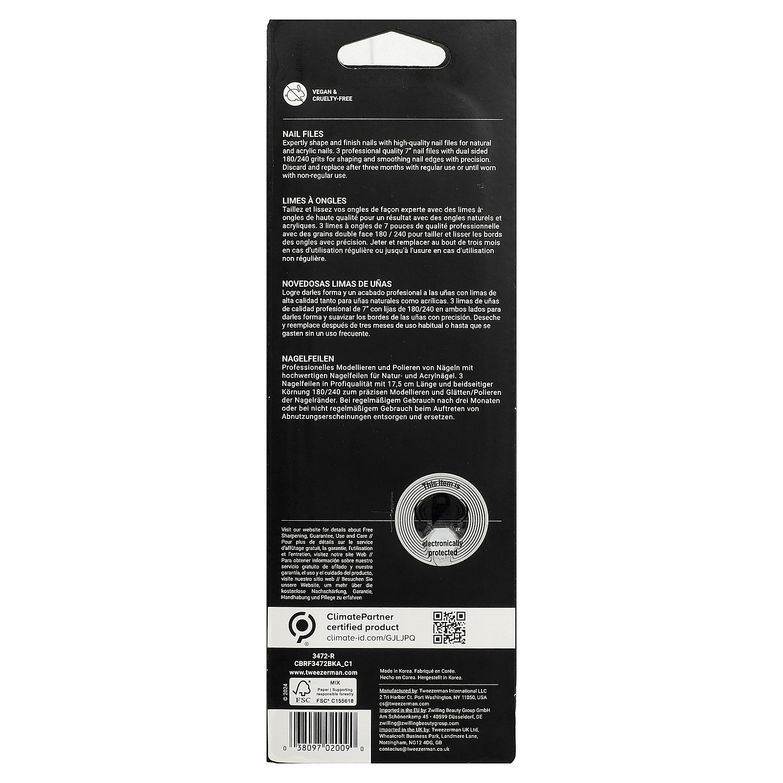 Nail Files, 3 Count