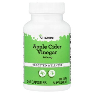 Apple Cider Vinegar, 200 mg, 240 Capsules Apple Cider Vinegar, 200 mg, 240 Capsules