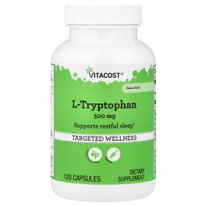 L-Tryptophan, 500 mg, 120 Capsules L-Tryptophan, 500 mg, 120 Capsules