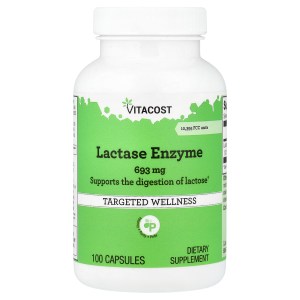 Lactase Enzyme, 693 mg, 100 Capsules Lactase Enzyme, 693 mg, 100 Capsules