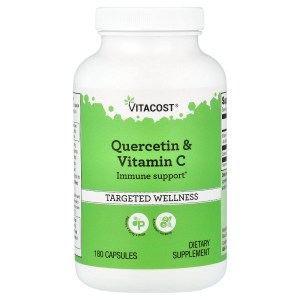 Quercetin & Vitamin C, 180 Capsules Quercetin & Vitamin C, 180 Capsules