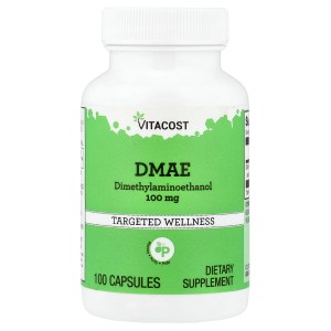 DMAE, 100 mg, 100 Capsules DMAE, 100 mg, 100 Capsules