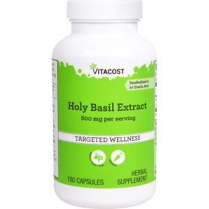 Holy Basil Extract, 180 Capsules (400 mg per Capsule) Holy Basil Extract, 180 Capsules (400 mg per Capsule)